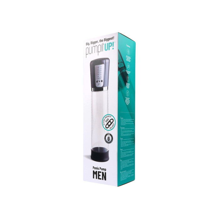 VIRGITE PENIS PUMP MEN-AUTOMATICA POR USB COLOR GRIS